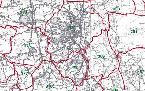 GENUKI: Chorley Township Boundaries, Lancashire