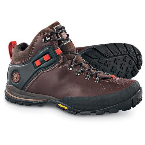 Men's Timberland® Vibram® Hikers, Brown - 124288, Hiking Boots & Shoes ...