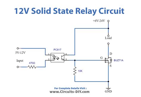 Solid State Relay Arduino Schematic Diagram Circuit – NBKomputer