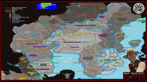 Mapping Red Dead Redemption 2! Landmark Analysis Thread - Page 7 - Red ...