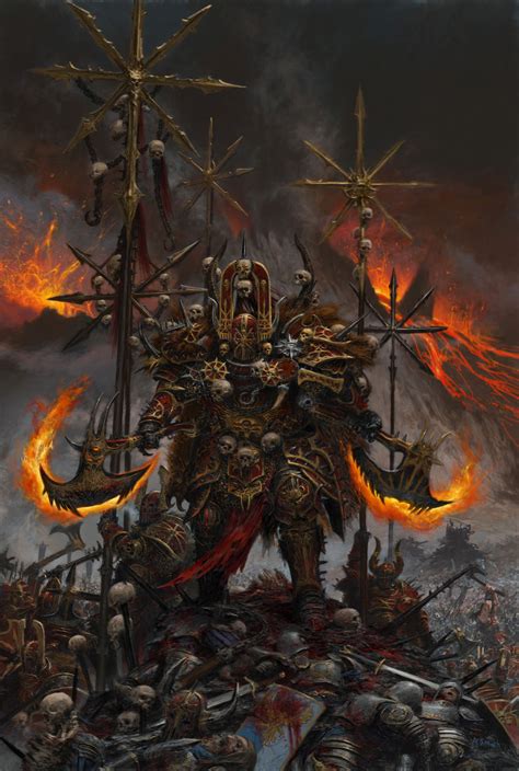 ArtStation - art for games workshop publication 'warriors of chaos ...