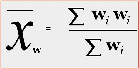 Weighted moving average formula and symbol