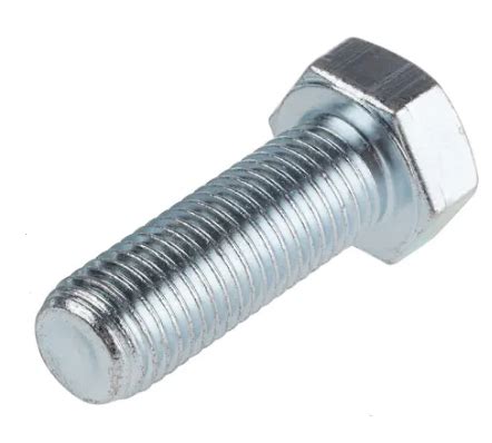 M16 X 45 HIGH TENSILE BOLT GRADE 8.8 ZINC PLATED - Trailerspares.ie