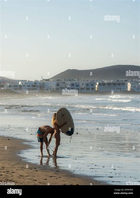 Lanzarote beach activities hi-res stock photography and images - Alamy