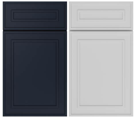 Elegant Shaker Navy & White - Kitchen Cabinet Dealers Chino CA