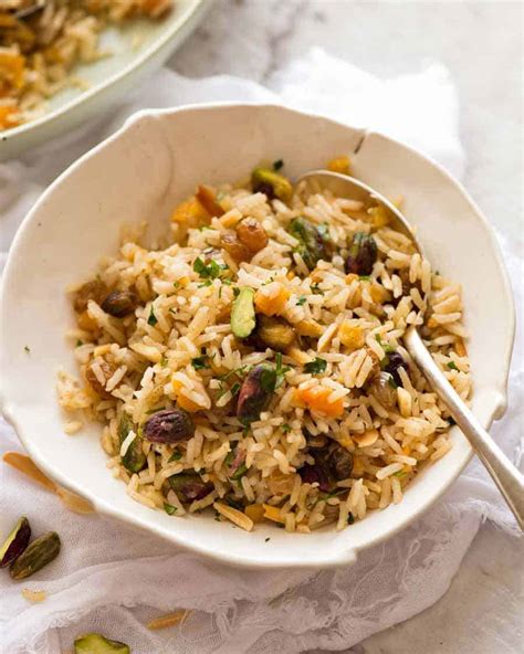 Rice Pilaf with Nuts and Dried Fruit | RecipeTin Eats