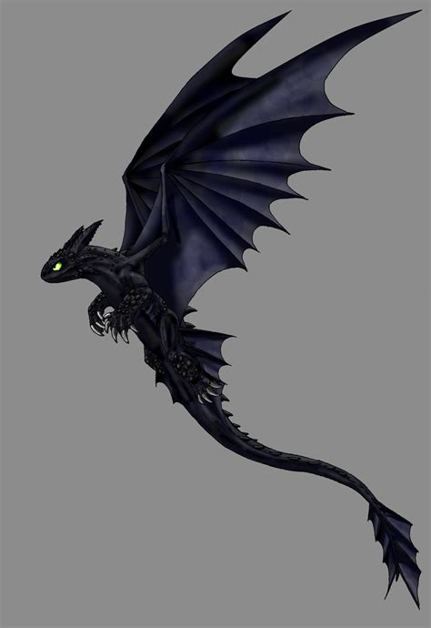 HTTYD-Night Fury by Scatha-the-Worm on DeviantArt | Dragões, Banguela ...