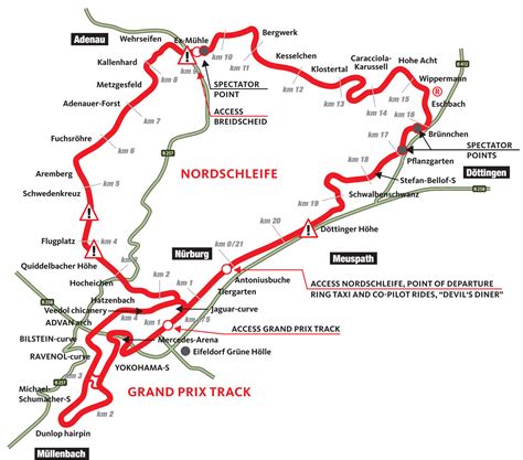 Nurburgring Race Track Nordschleife Map - Nurburgring karrussel ...