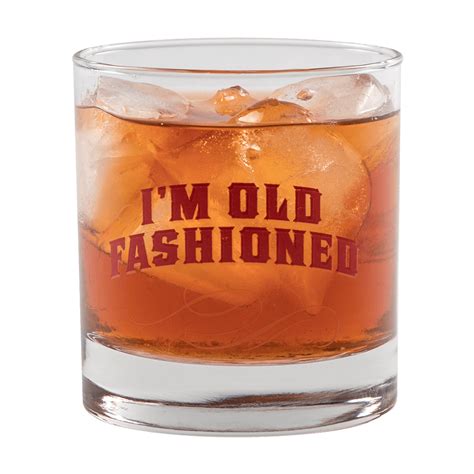 "I'm Old Fashioned" Cocktail Glass - Drink Wisconsinbly