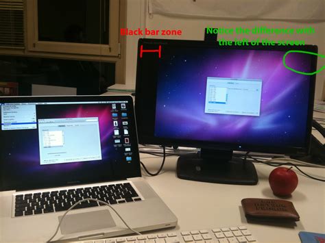 macbook - Big black vertical bar on external screen - Ask Different