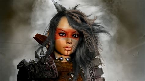 Download Fantasy Women Warrior HD Wallpaper