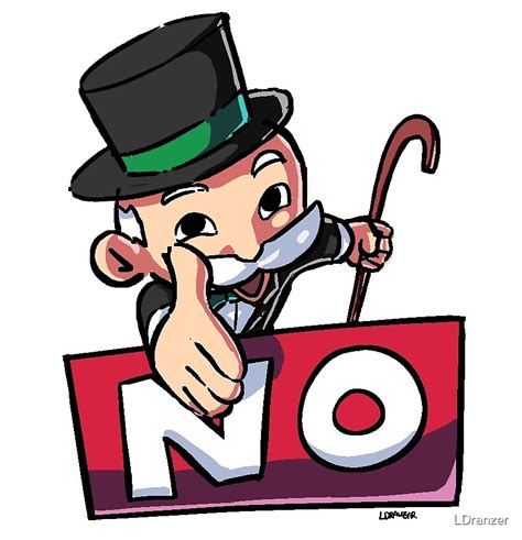 "MONOPOLY NO MEME STICKER" by LDranzer | Redbubble