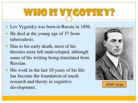 Lev Vygotsky Theory Examples | Images and Photos finder