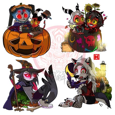 Helluva Boss Halloween Chibis by KJHyun on DeviantArt