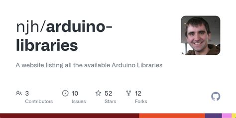 GitHub - njh/arduino-libraries: A website listing all the available ...