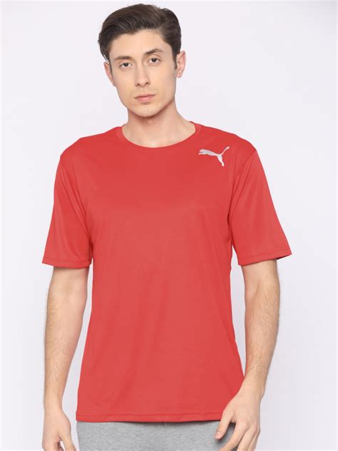 Buy Puma Men Red Printed Essential SS T Shirt - Tshirts for Men 2445622 | Myntra