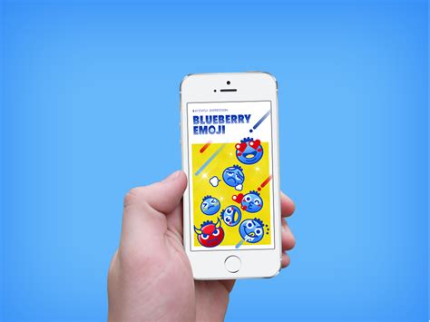 Blueberry Emoji :: Behance