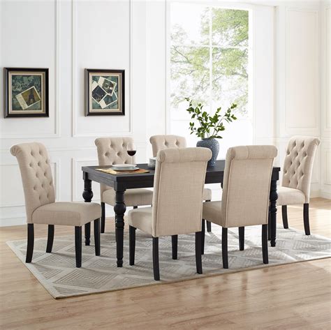 Roundhill Leviton Urban Style Counter Height Dining Set: Table and 6 ...