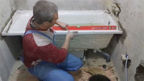 How to Install a Bath Tub - YouTube