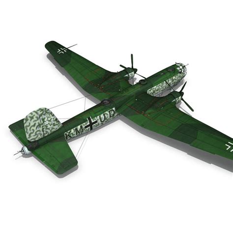 3d heinkel he-177 a-5 - model