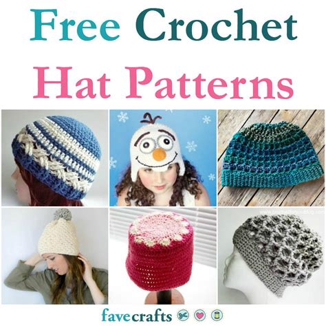 48 Free Crochet Hat Patterns | FaveCrafts.com