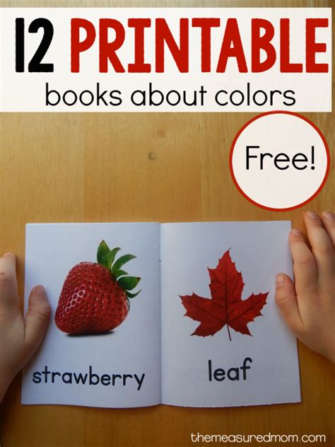 Printable books about colors - The Measured Mom