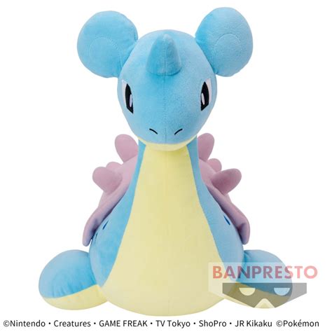 Plush Lapras Mofugutto Color Selection Blue Pokémon - Meccha Japan