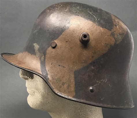 WW1 German M16 Unit Marked Duck Bill Helmet/Stalhelm With Hohenzollern Crest ...