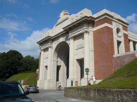 WWI Memorial in Ypres, Belgium 68,000 who died there have no known grave. Number of deaths over ...