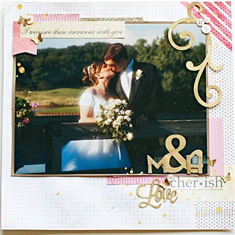 Wedding Album - Title Page - Heather Greenwood Designs