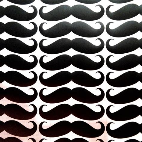 100 Moustache Stickers Mustache Wall Decals Repeatable - Etsy