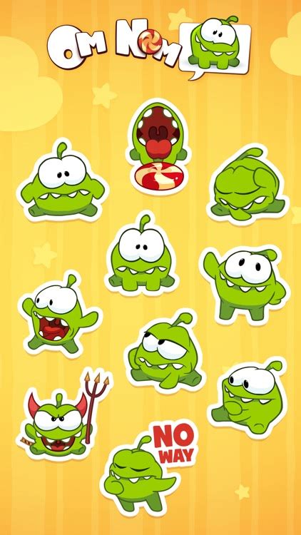 Om Nom Stickers by ZeptoLab UK Limited