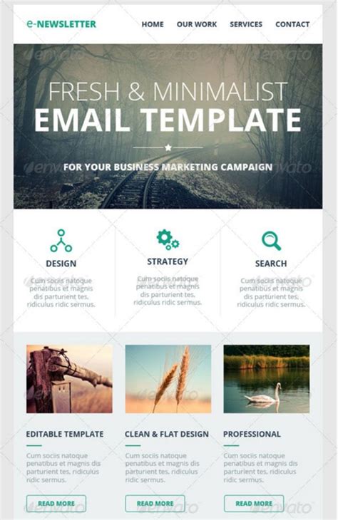 Best Free Email Newsletter Templates Simply Browse, Search, Save ...