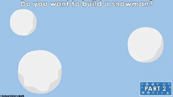 Editable Winter Snowman PowerPoint Class Activity by School Sisters Math