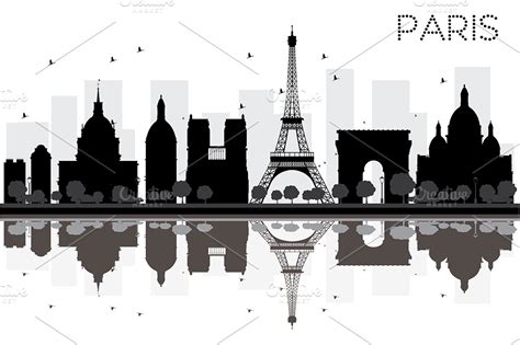 Paris City skyline ~ Illustrations ~ Creative Market