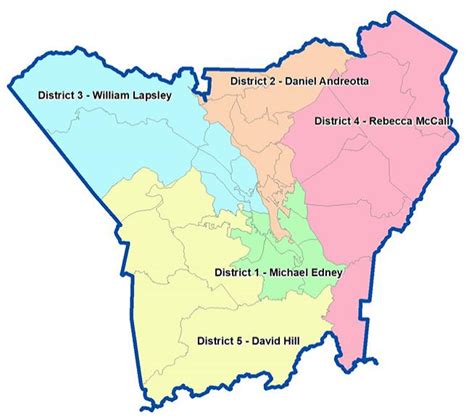 Henderson County Commissioner District Map | Henderson County North Carolina