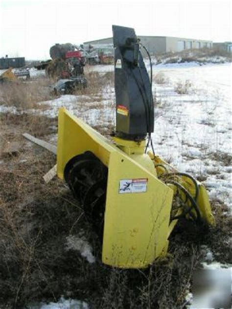 Erskine snow blower skidsteer attachment model 2418