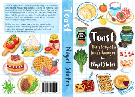 Nigel Slater Toast Book Cover Design - Liv Wan Illustration