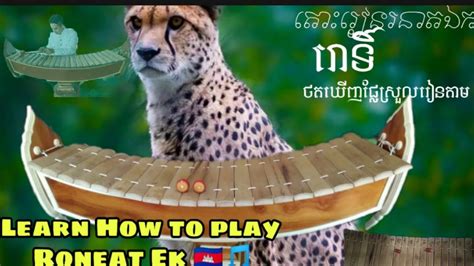 Cambodia Learn how to play Roneat Ek🎵Cambodia traditional music🇰🇭 បទ ...