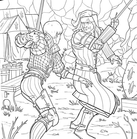 The Witcher 4 Coloring Page - Free Printable Coloring Pages for Kids