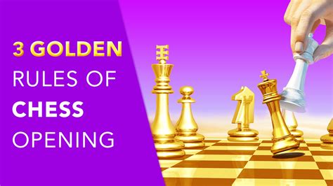 3 Golden Principles of Chess Opening | Chess For Beginners