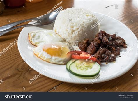 Tosilog Tocilog Filipino Breakfast Composed Tocino Stock Photo (Edit Now) 1767268478