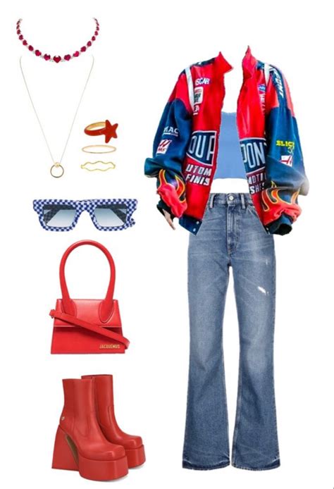 red and blue outfit in 2022 | Blue outfit, Cute outfits, Fashion