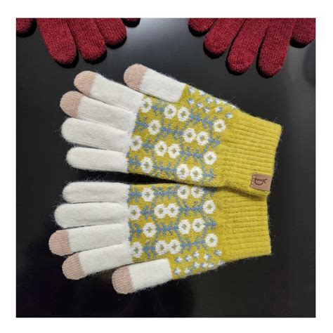 Touch Screen Winter Gloves Smart Tips, Compact Sized Gloves, Women's ...