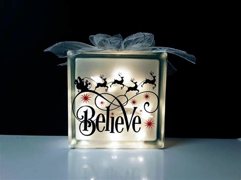 Want a unique Christmas gift? Check out my newest listing! Believe with Santa and Reindeer ...