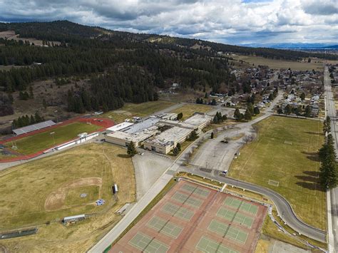 File:East Valley High School (Spokane Valley, Washington; aerial view ...