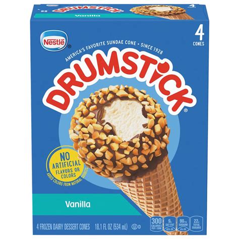 Nestle Drumstick Vanilla Sundae Cones - Shop Cones & sandwiches at H-E-B