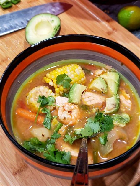 [Homemade] Mexican Seafood Soup Food Recipes | Mexican seafood soup ...