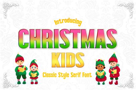 Christmas Kids Font by numnim · Creative Fabrica