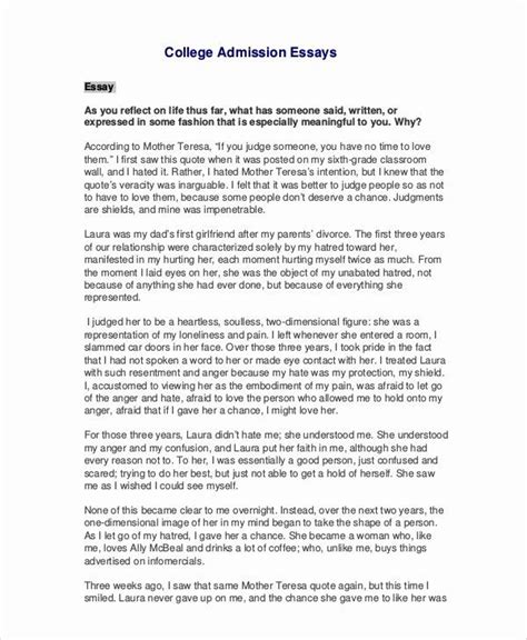 About Me Paper Example Fresh 7 College Essay Samples | College essay examples, Essay writing ...